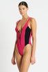 Bond-eye Splice Zip Front One Piece